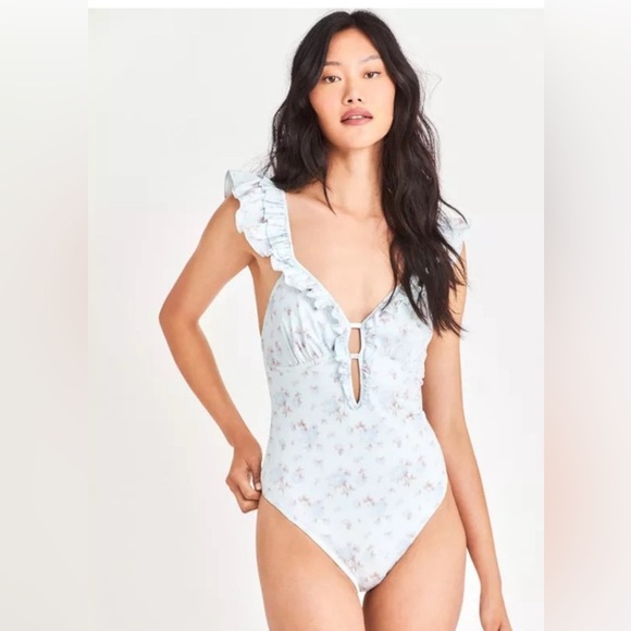 LoveShackFancy Other - Love Shack Fancy one piece bathing suit SZ Med